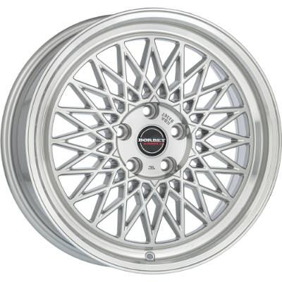 Borbet B silver rim polished 8,00x18 5x112,00 ET30,00