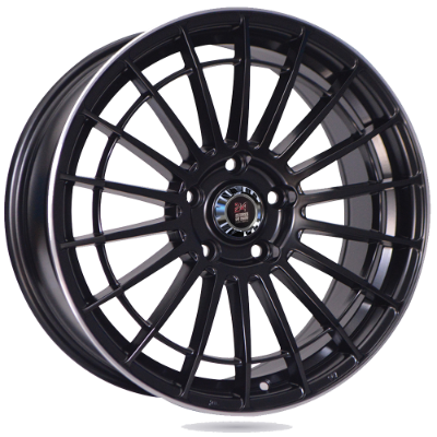 24h du Mans Mulsanne Black Polished 7,50x17 4x100,00 ET35,00