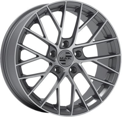 MAK Monaco Gun Metallic Mirror 8,50x19 5x130,00 ET52,00