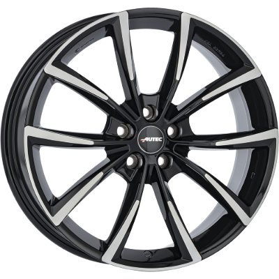 Autec Astana Black Polished 7,00x17 5x114,30 ET40,00