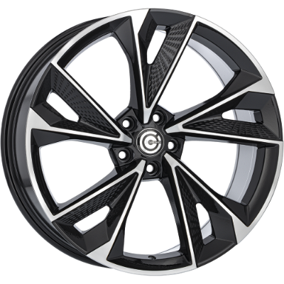 Carbonado Luxury Black Polished 8,00x18 5x112,00 ET45,00