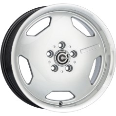 Carbonado Retro Diamond Hyper Silver Lip Polished