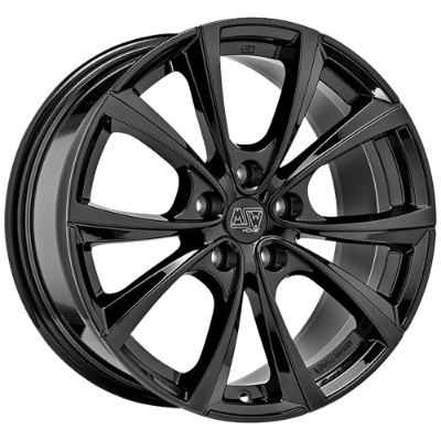 MSW 27T Gloss Black 9,50x19 5x114,30 ET45,00