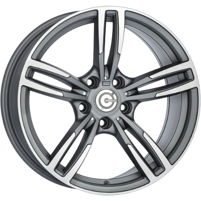 Carbonado Diamond Matt Anthracite Polished 8,00x17 5x120,00 ET33,00