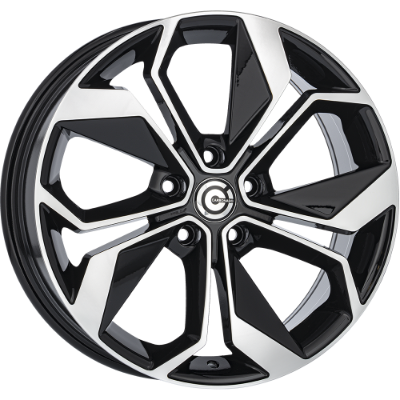Carbonado Raptor Black Polished 7,50x18 5x114,30 ET40,00