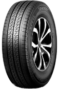 Gros plan de la bande de roulement Tourador Winter Pro TSV1 195/70 R15 104/102 R C
