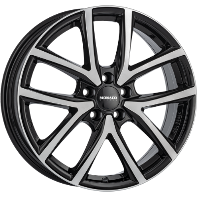 MONACO WHEELS CL2 Black Polished 6,50x16 5x100,00 ET40,00