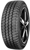 Gros plan de la bande de roulement Berlin Tires All Season VAN 215/75 R16 113/111 R C