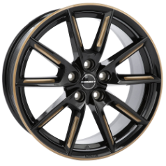 Borbet LX19 black gold spoke rim