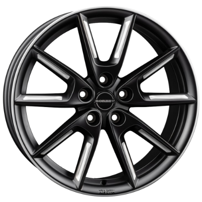 Borbet LX19 black matt silver spoke rim 8,00x19 5x108,00 ET45,00