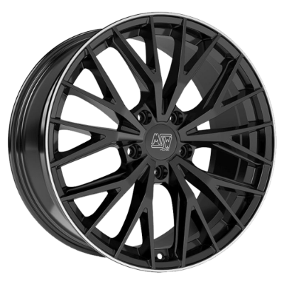 MSW 44 Gloss Black Diamond Lip 8,50x20 5x114,30 ET45,00