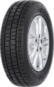 Gros plan de la bande de roulement Dunlop Econodrive AS 185/75 R16 104/102 R C