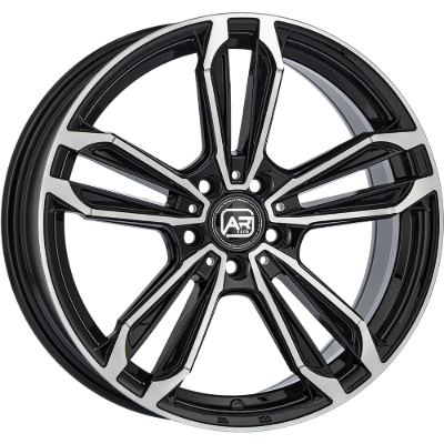 ARTECH Peaks Black Polished 8,00x18 5x108,00 ET42,00