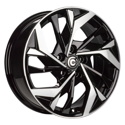 Carbonado Sonic Black Polished 7,00x17 5x114,30 ET40,00