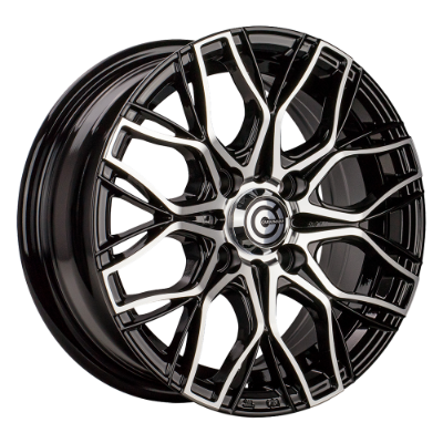Carbonado Trailer Black Polished 5,50x13 4x98,00 / 4x100,00 ET30,00