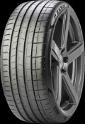 Gros plan de la bande de roulement Pirelli P Zero (PZ4) 275/40 R21 107 Y XL, *, Elect, S.C.