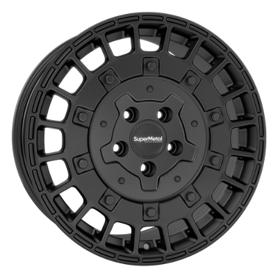SuperMetal Rig Black matt 7,50x17 6x130,00 ET55,00
