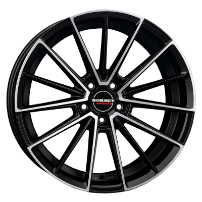 Borbet FB2 black polished matt 8,50x19 5x112,00 ET25,00