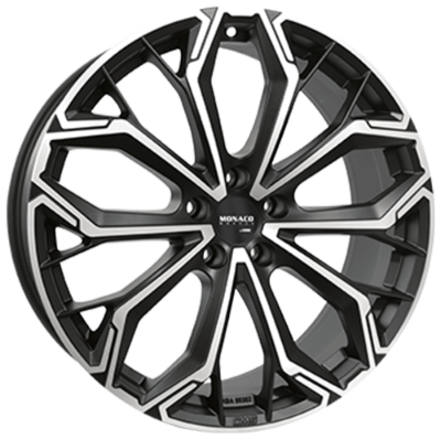 MONACO WHEELS Grand Prix C 17 Matt Black Polished 8,00x19 5x112,00 ET35,00