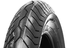 Gros plan de la bande de roulement Bridgestone G 721 120/70-21 62 H Avant TL M/C G