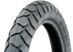 Gros plan de la bande de roulement Heidenau K76 110/80 B19 59 H Avant TL M/C