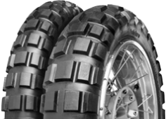 Gros plan de la bande de roulement Continental TKC 80 Twinduro 150/70 B17 69 Q TL M/C M+S