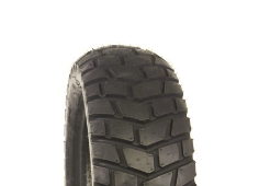 Gros plan de la bande de roulement Duro HF903 90/90-21 54 S TT M/C