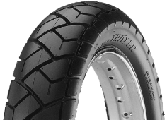 Gros plan de la bande de roulement Maxxis M6017 90/90 R21 54 H Avant/Arrière TL M/C