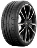 Gros plan de la bande de roulement Michelin Pilot Super Sport 245/35 R21 96 Y RUN ON FLAT ZP, XL