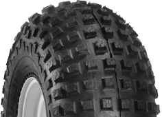 Gros plan de la bande de roulement Duro HF240 Knobby 145/70-6 E A/T 2PR