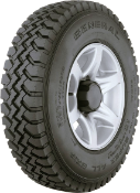 Gros plan de la bande de roulement General SUPER ALL GRIP 7.50 R16 112 N