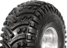 Gros plan de la bande de roulement BKT AT-108 22x11-9 E