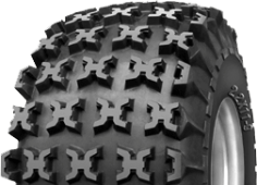 Gros plan de la bande de roulement BKT AT-111 22x11-9 48 J E