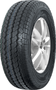 Gros plan de la bande de roulement Continental Vanco Four Season 225/55 R17 101 H RF