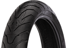 Gros plan de la bande de roulement Pirelli ANGEL GT 110/80 R19 59 V Avant TL M/C